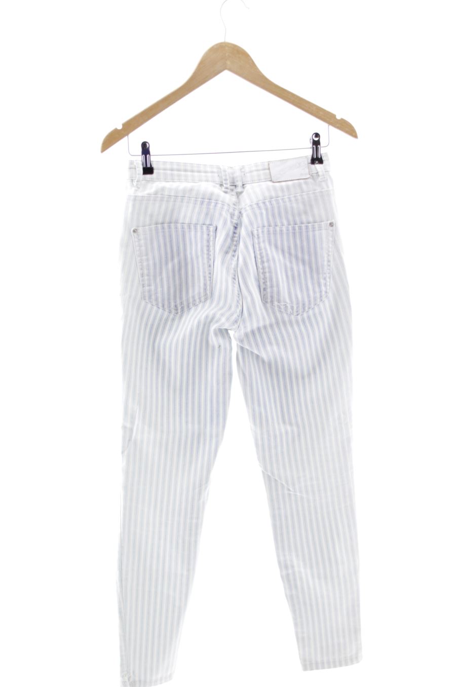 Vaqueros de Pull & Bear de la talla 36, de color rayas de ropa vaquera