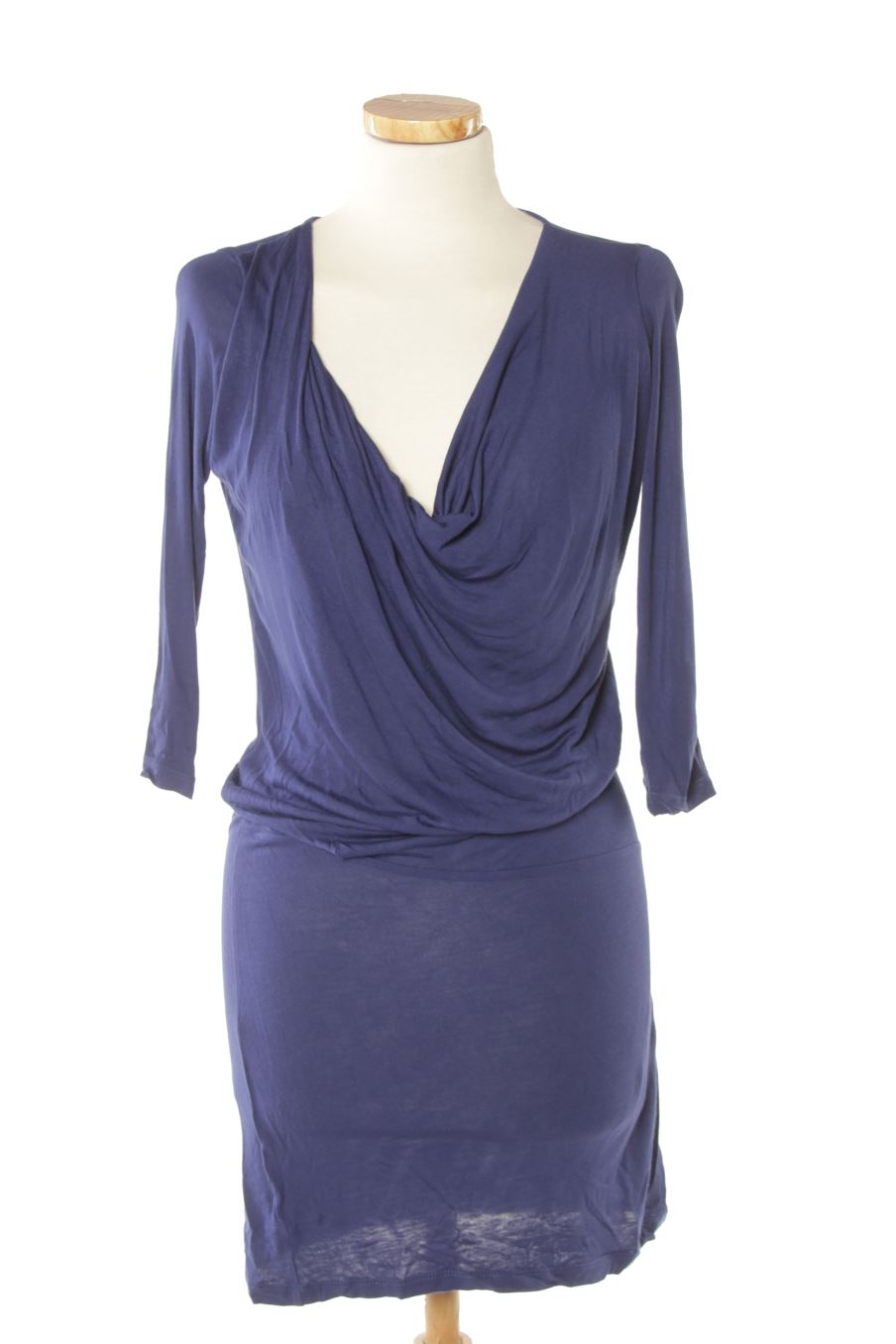 Robe casual Mango de la taille S, de couleur bleu marine