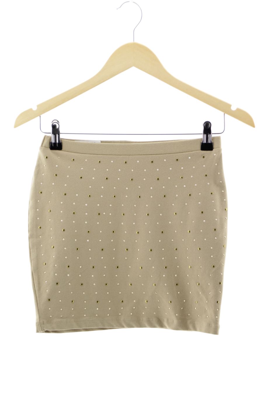Jupe Stradivarius de la taille S, de couleur beige