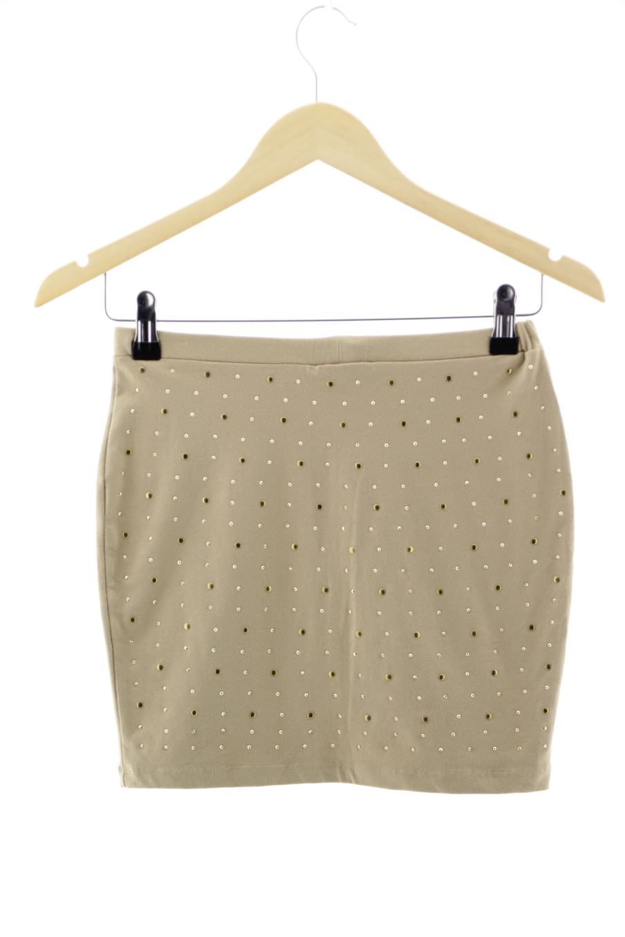 Jupe Stradivarius de la taille S, de couleur beige