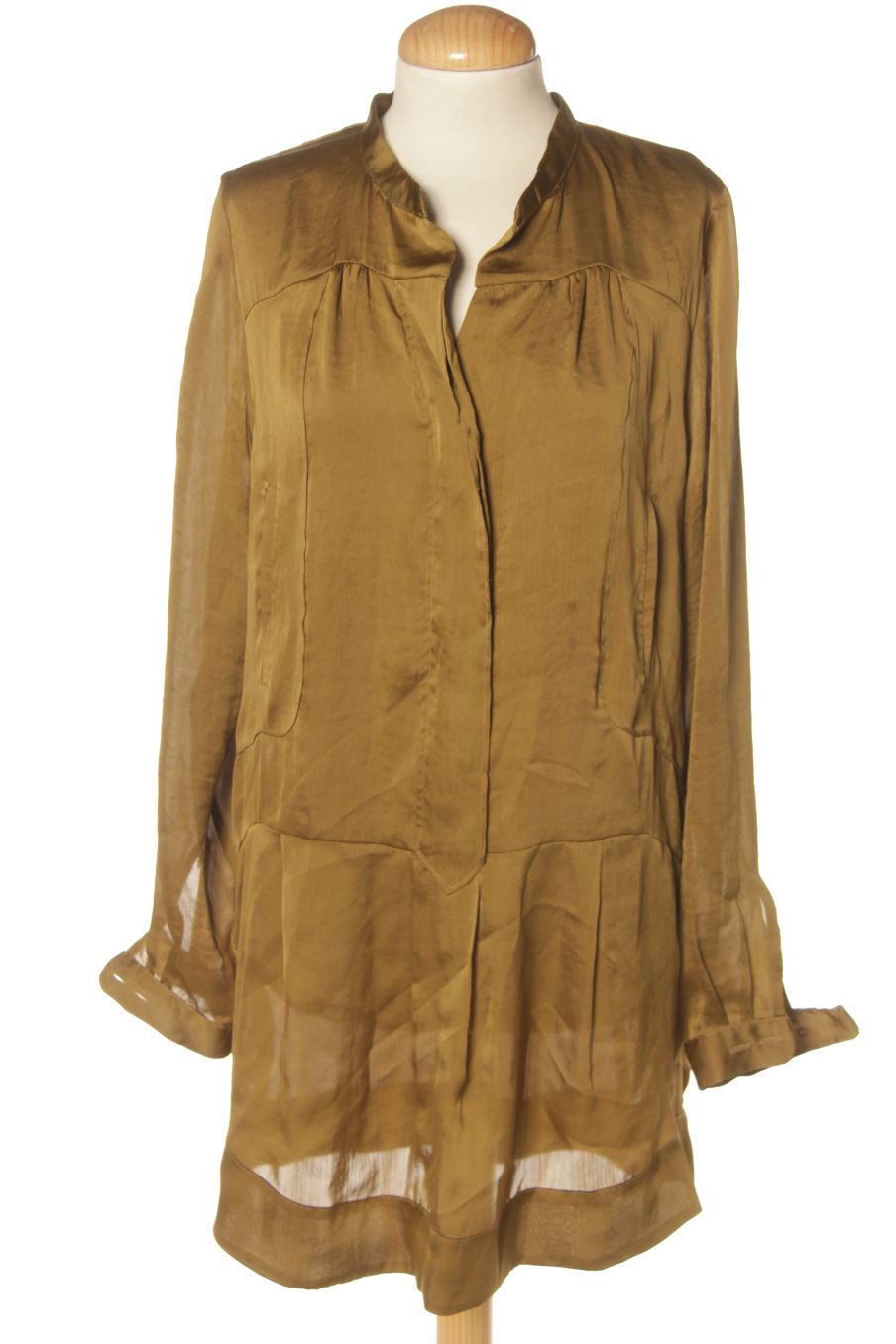 Vestito casual de Zara de la talla M, de color verde