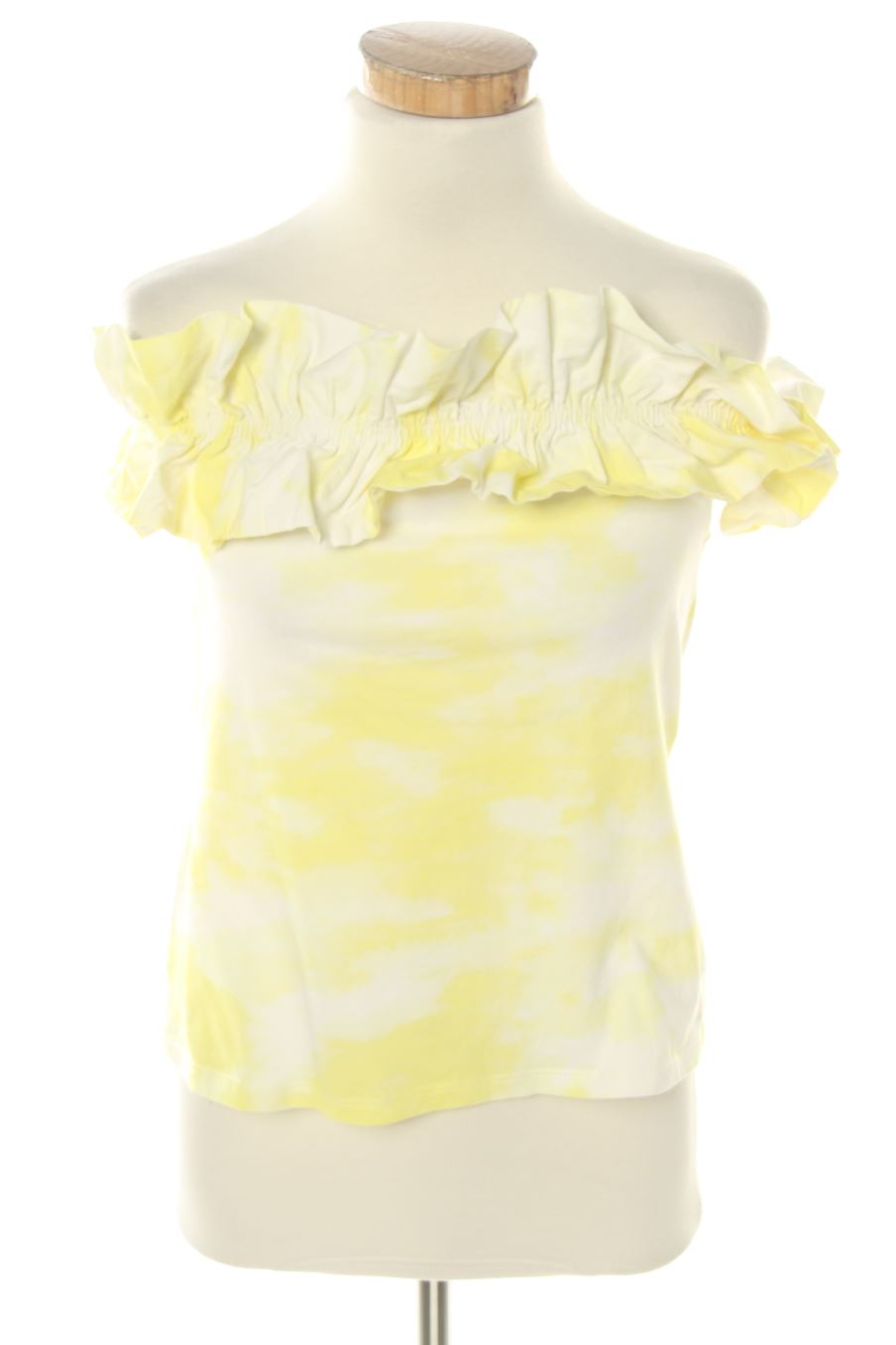 Camiseta de Mango de la talla XXS, de color amarillo