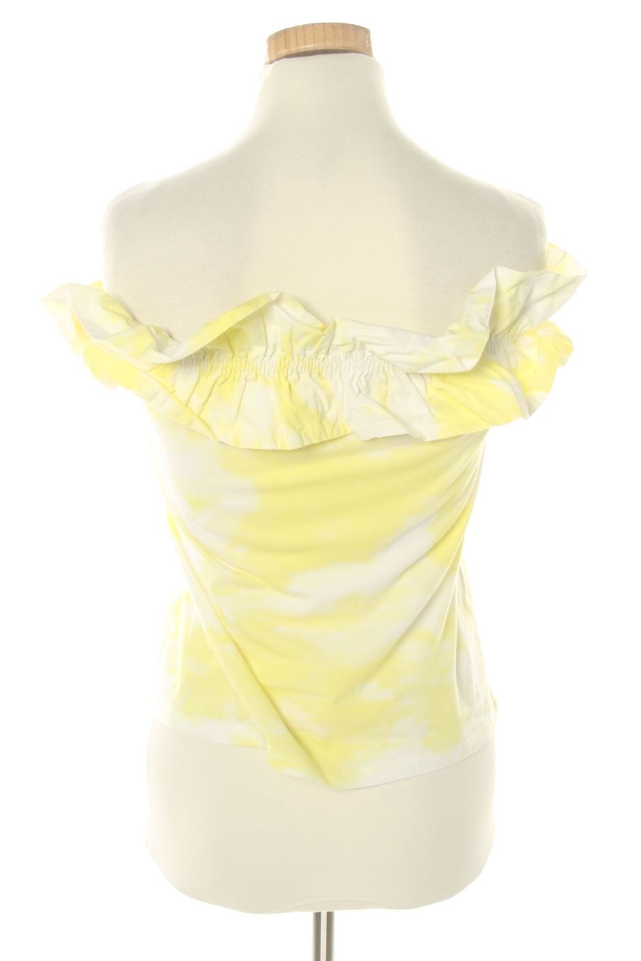 Camiseta de Mango de la talla XXS, de color amarillo
