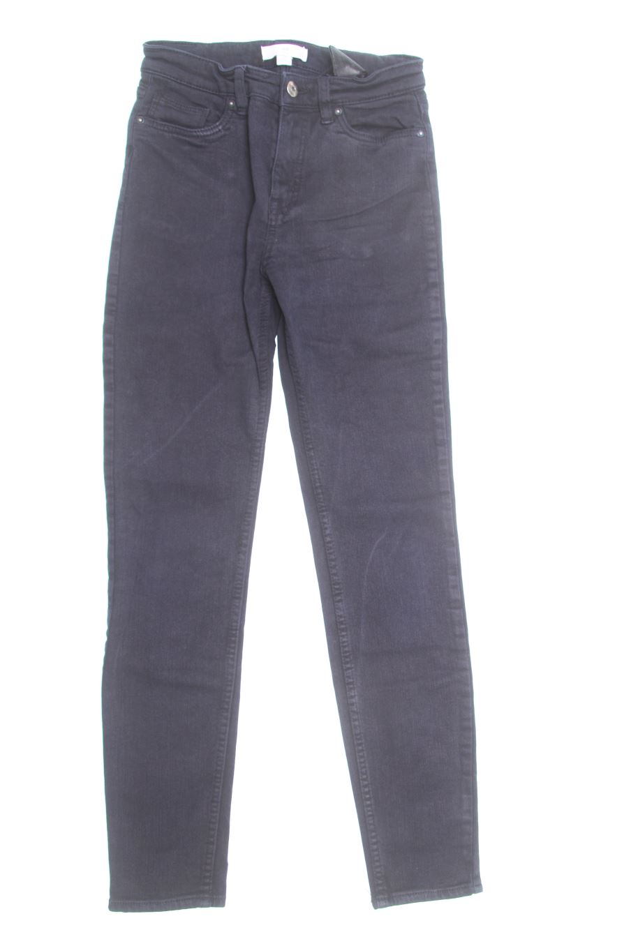 Vaqueros de H&M de la talla 34, de color negro de ropa vaquera