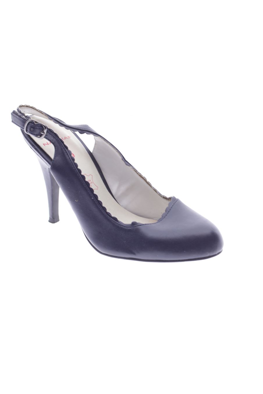 Sandalias tacon de Naf Naf de la talla 38, de color azul de
