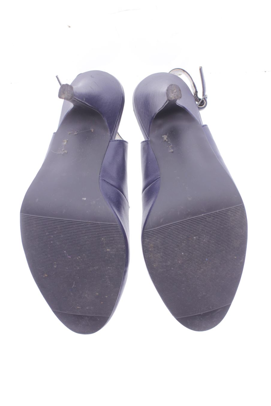 Sandalias tacon de Naf Naf de la talla 38, de color azul de