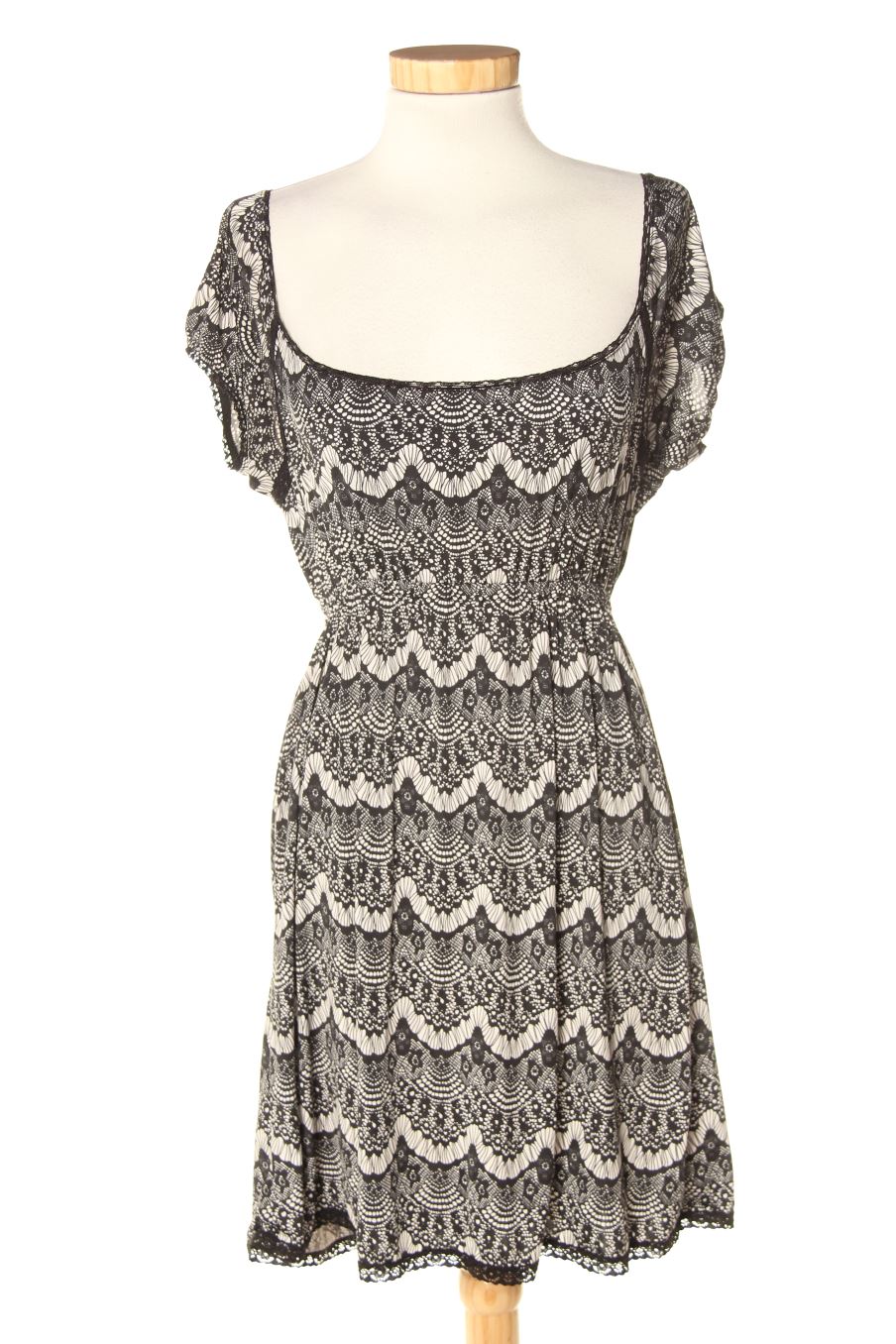 Robe casual Lili blue de la taille XS, de couleur imprimés