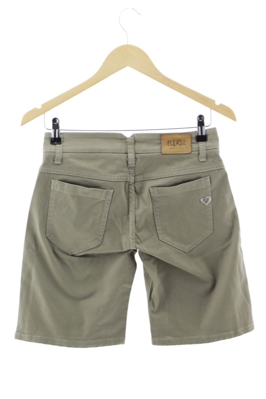 Pantalón corto de Please de la talla XXS, de color verde