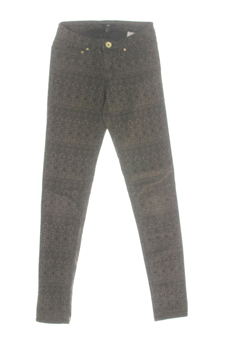 Jeans H&M de la taille 34, de couleur imprimés de denim