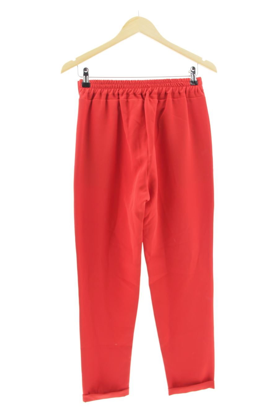 Pantalones de Made in italy de la talla S, de color rojo