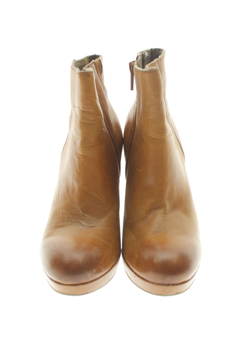 Bottines de Zign de la taille 36 de couleur marron de