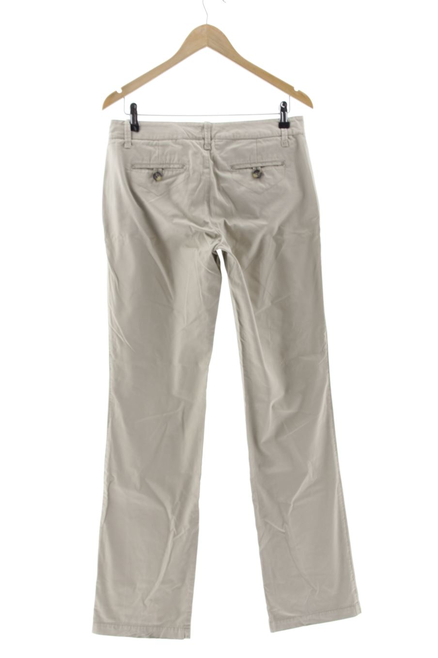 Pantalón de Massimo Dutti de la talla 38, de color beige