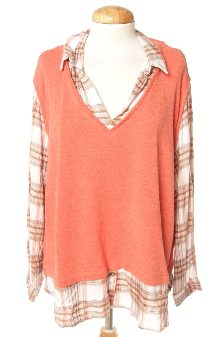 Pullover von Pilar prieto Größe XXL, Farbe Orange, für