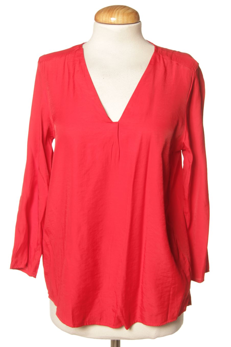 Blusa a maniche lunghe de Fórmula Joven de la talla 36, de color rosso