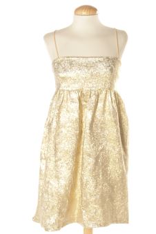 Aufwändiges Kleid S Oysho