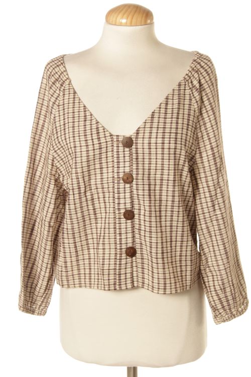 Blusa a maniche lunghe