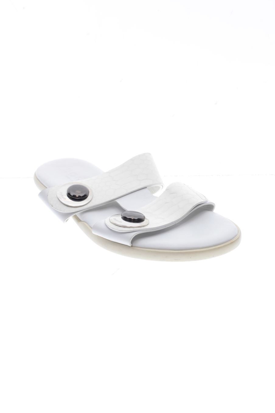 Sandalias planas de Hogan de la talla 36, de color blanco de
