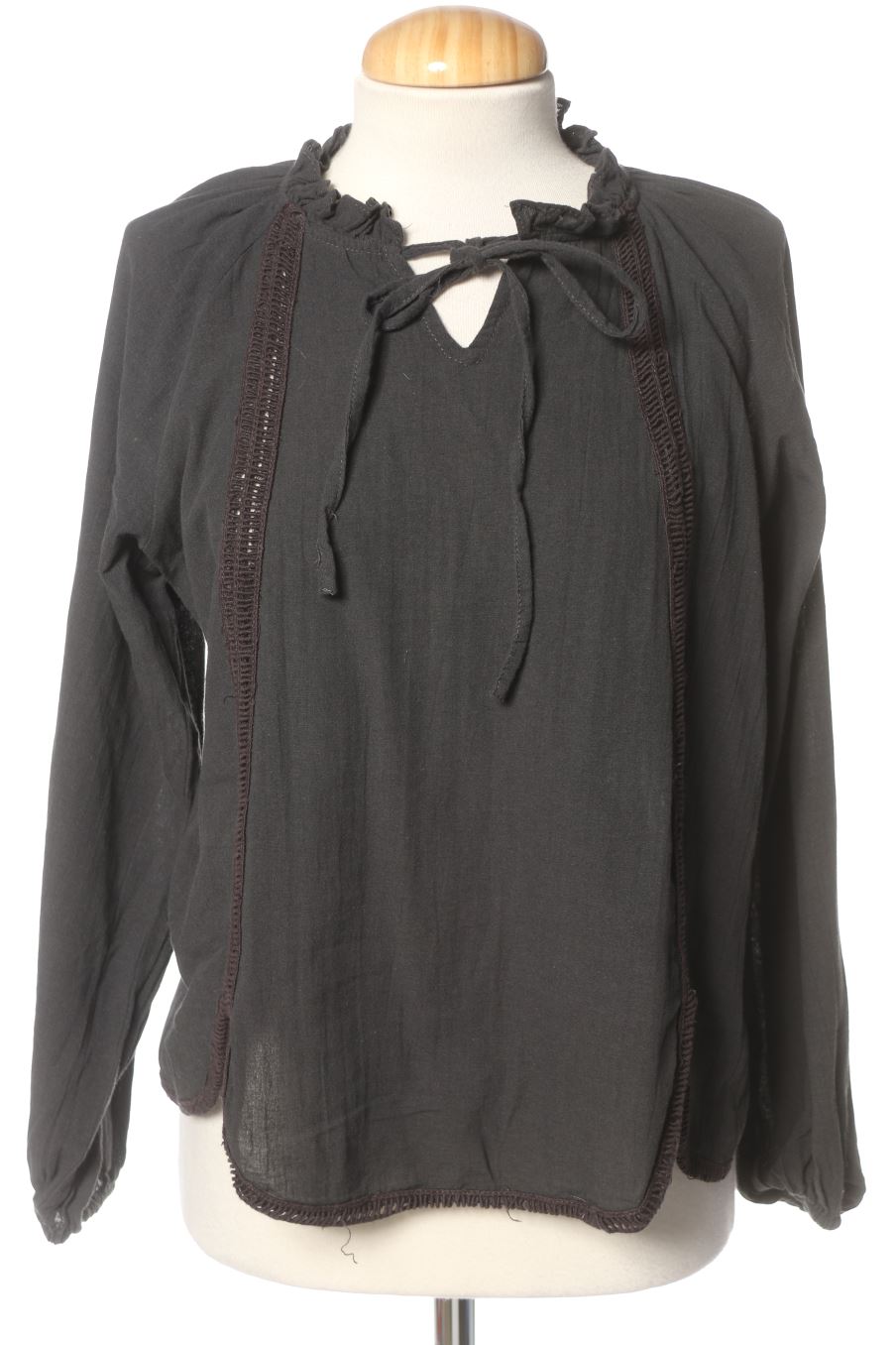 Blusa de manga larga de Renatta&go de la talla S, de color gris