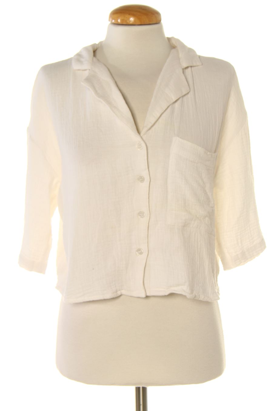 Chemise Mango de la taille XXS, de couleur blanc