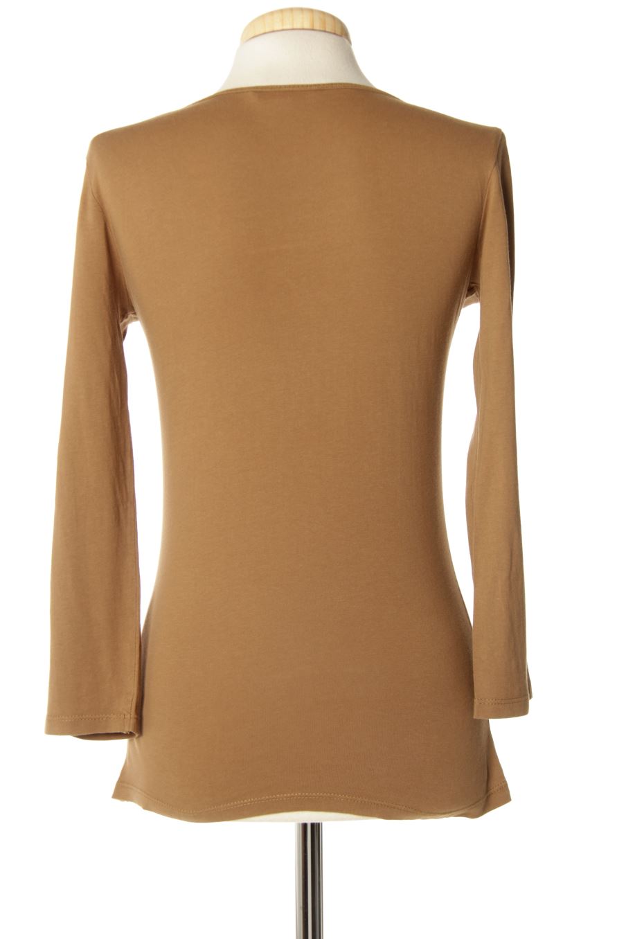 Blouse à manches longues Camaieu de la taille XS, de couleur marron
