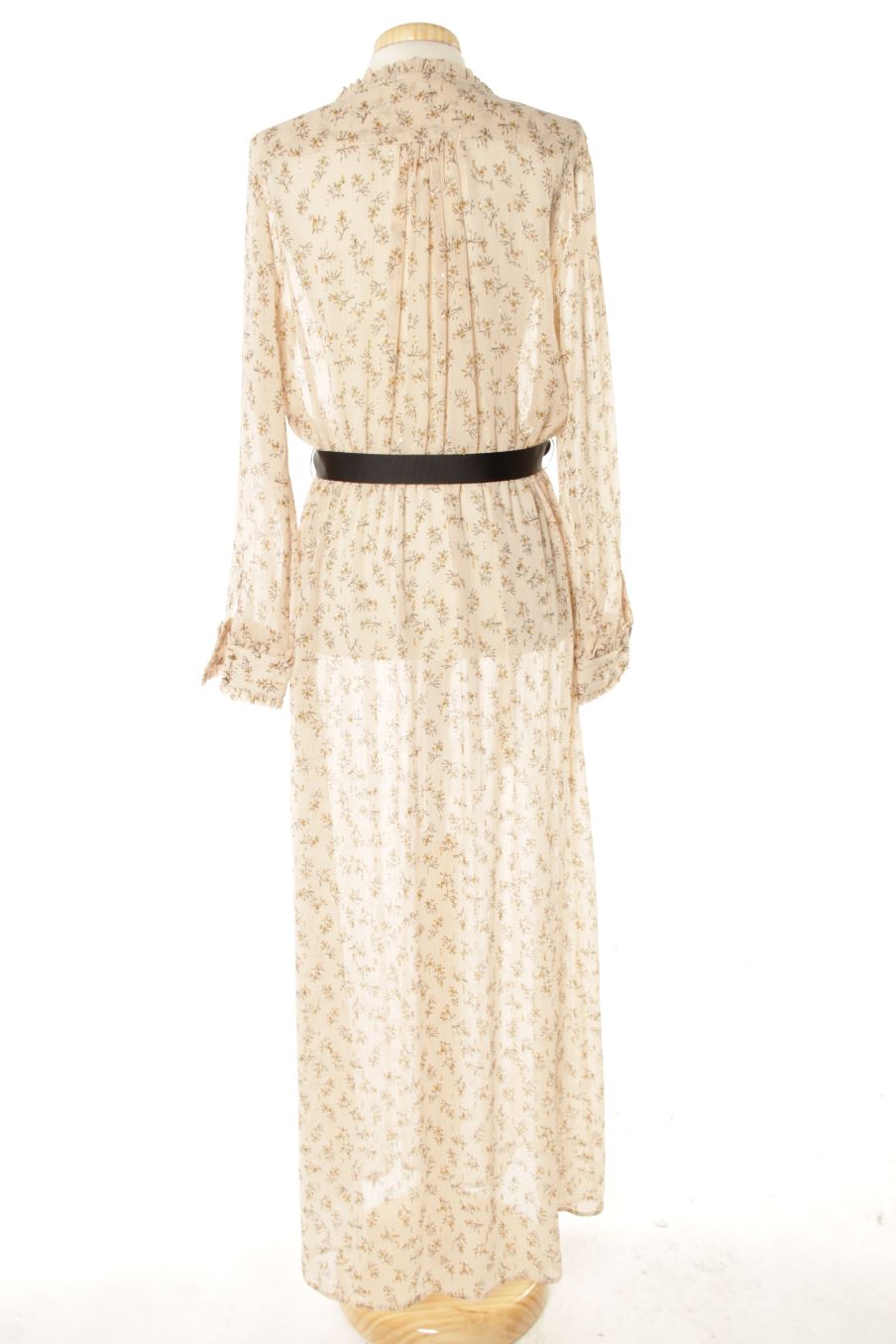Robe casual Naf Naf de la taille L, de couleur beige