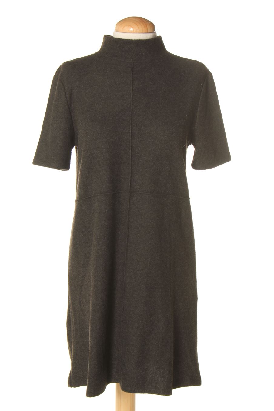 Vestido casual de Zara de la talla XXS, de color gris