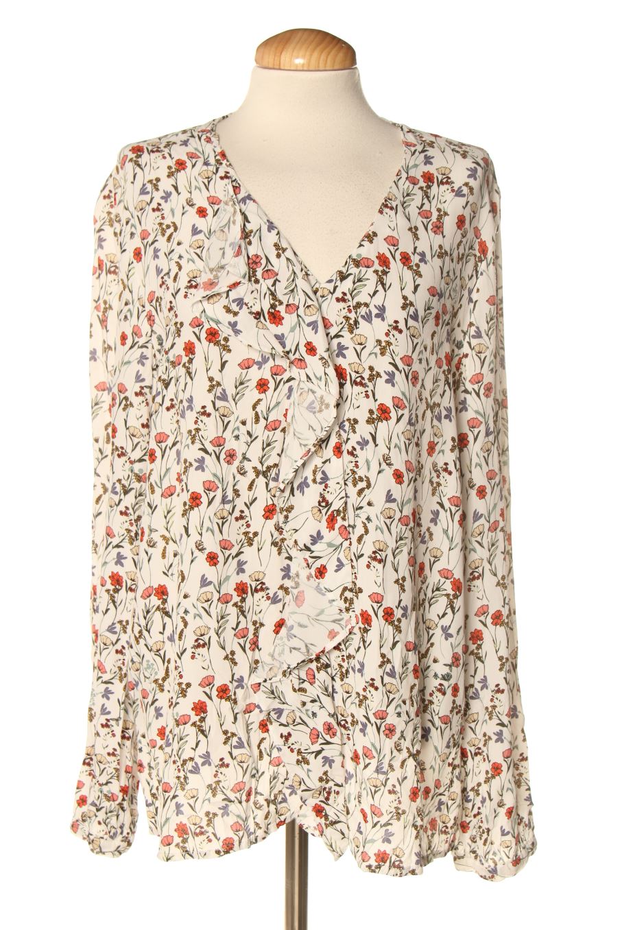 Blouse à manches longues Amitié de la taille M, de couleur fleurs