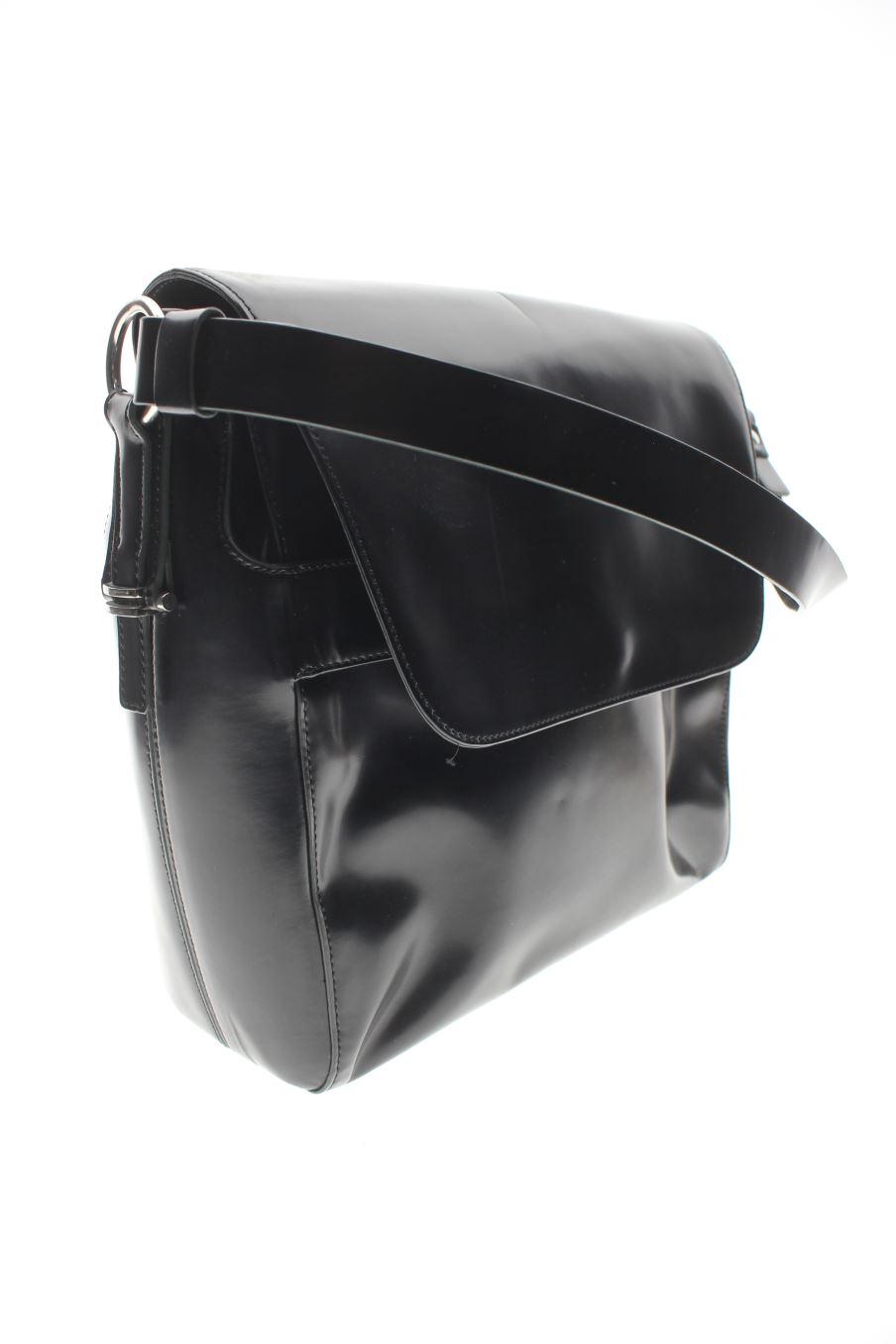 Bolso de Hombro Negro de Uterqüe