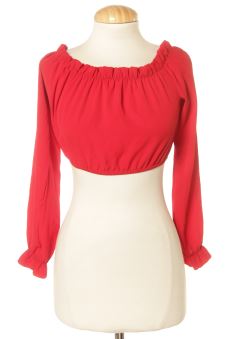 Blusa a maniche lunghe 36 Boohoo