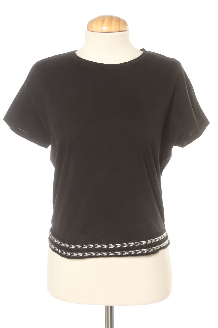 T-Shirt von Benetton Größe S, Farbe Schwarz, für