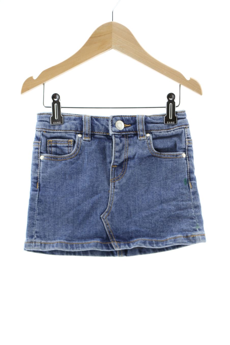 Jupe Mango de la taille 18 mois de denim de seconde main