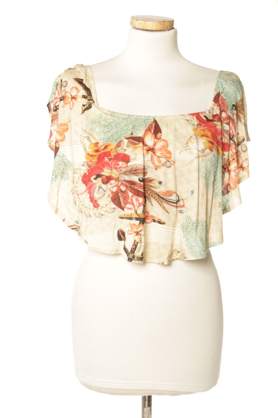 Top LezaLez de la taille S, de couleur imprimés
