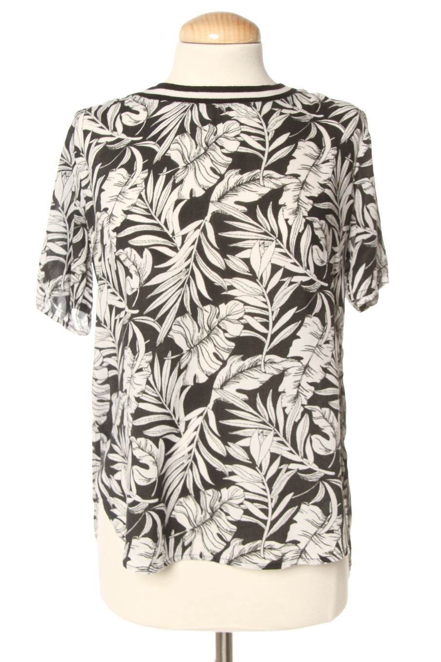 Blouse à manches courtes Hollister de la taille XS, de couleur imprimés