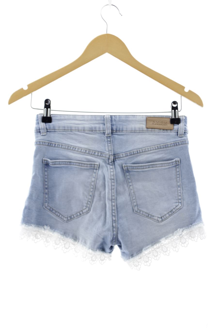 Shorts Amisu de la taille 36, de couleur bleu de denim