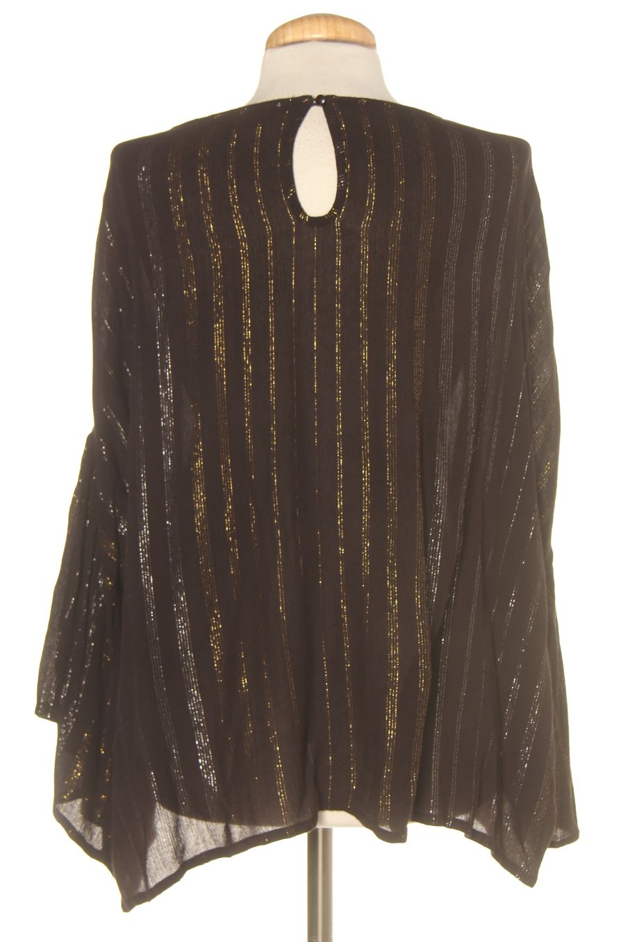 Blouse à manches longues Amichi de la taille XL, de couleur rayures