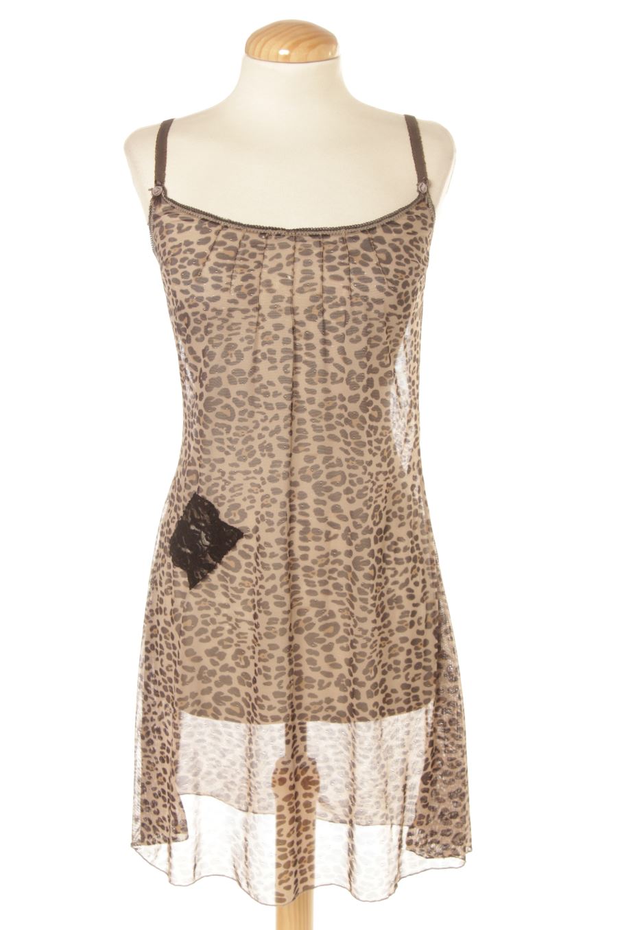 Robe casual Benetton de la taille L, de couleur animal print
