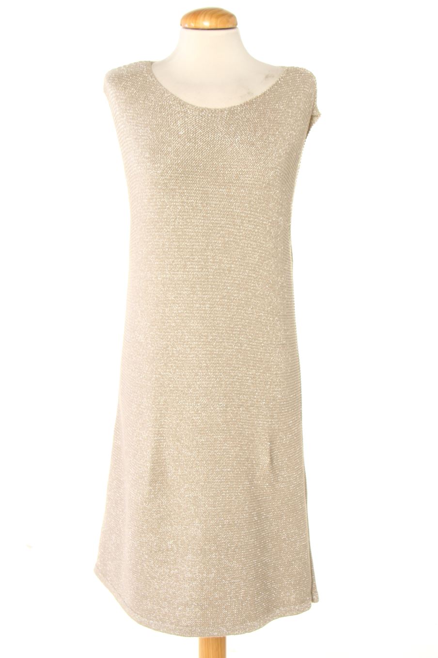 Robe casual Zara de la taille M, de couleur beige
