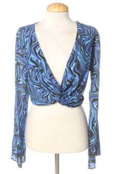 Blusa de manga larga M Bershka, foto 1 de 2