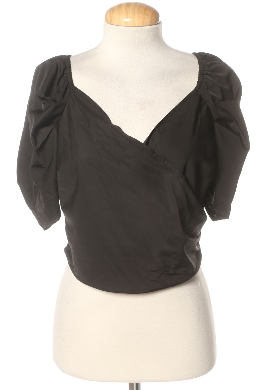 Blusa de manga corta de PERCENTIL de la talla M, de color negro