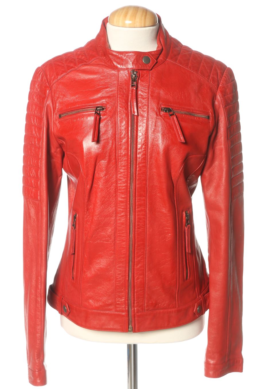 Cazadora de GEROME de la talla M, de color rojo de piel