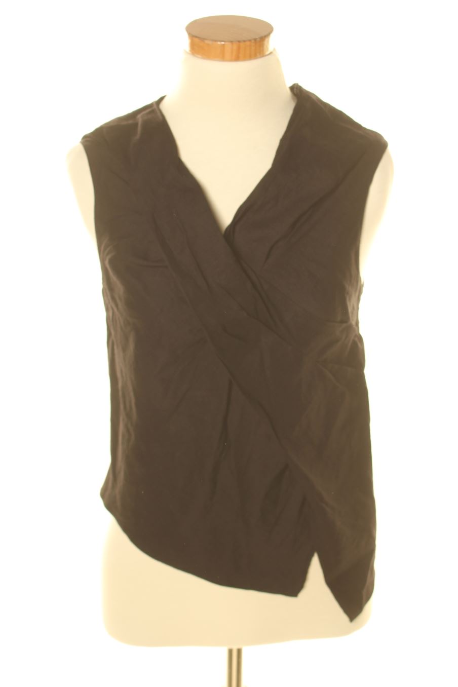 Top de Zara de la talla S, de color negro