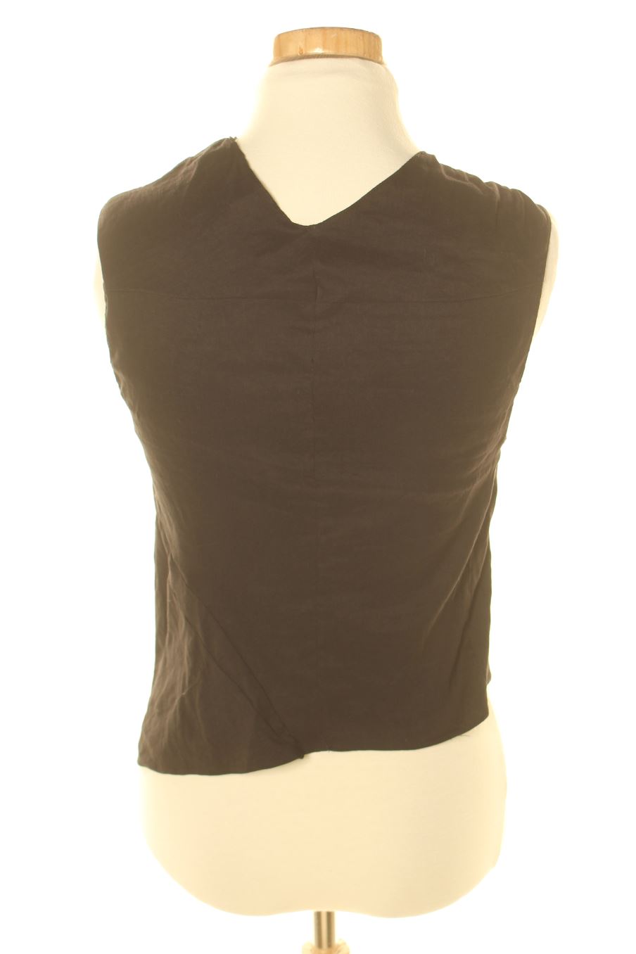 Top de Zara de la talla S, de color negro