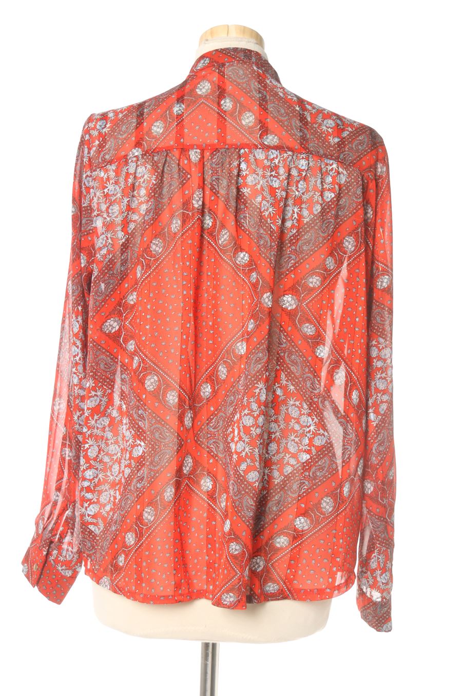 Langärmelige Bluse von CLOOTHES Größe M, Farbe Rot, für