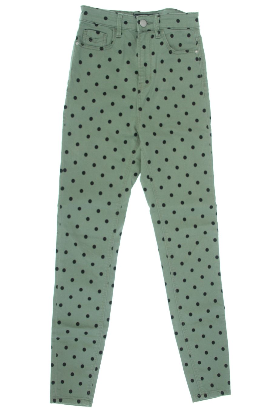 Jeans von Stradivarius Größe 34, Farbe Grün, aus Jeanskleidung für