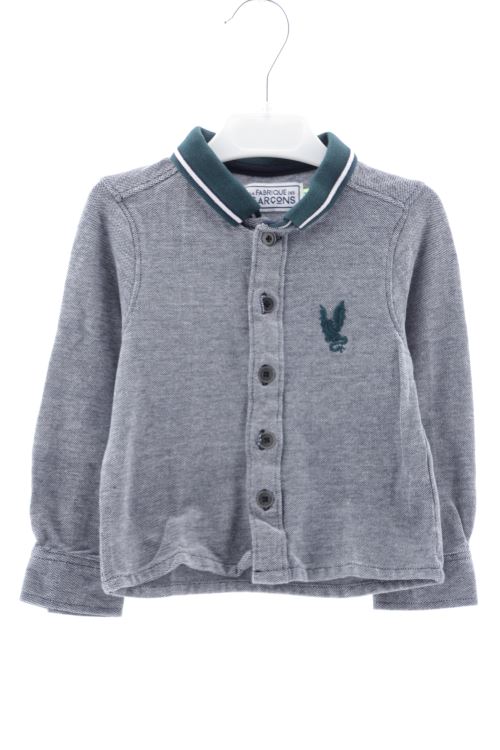 Langärmeliges Poloshirt