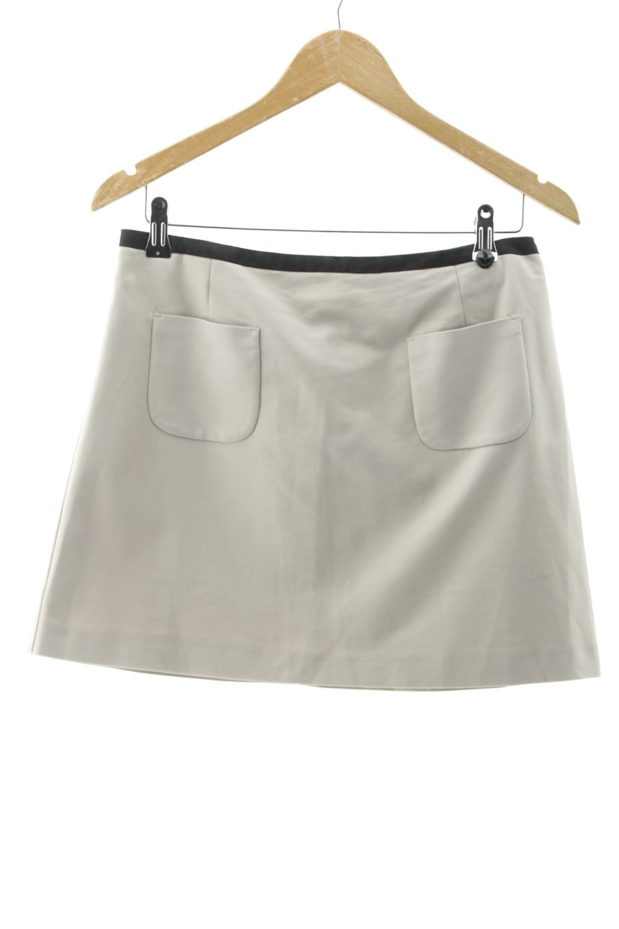 Falda de H&M de la talla 38, de color beige