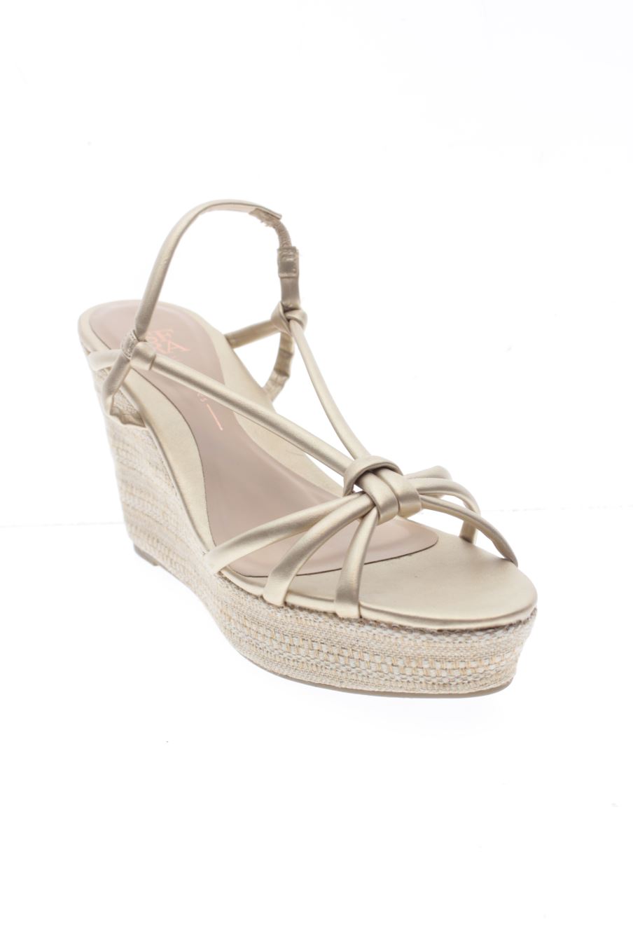 Sandalias tacon de Sfera de la talla 40, de color dorato