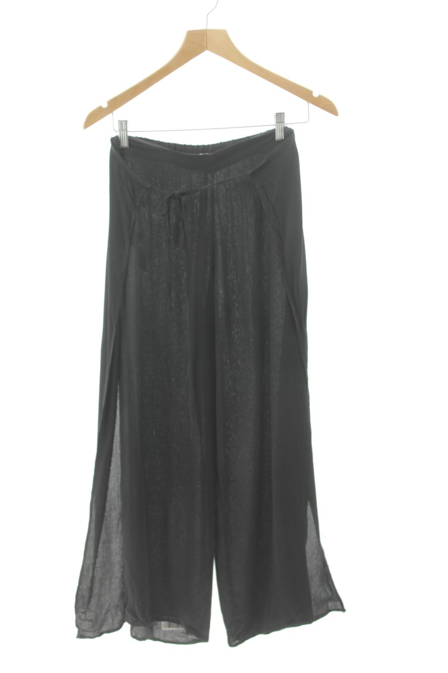 Pantaloni casual de Mango de la talla S, de color nero