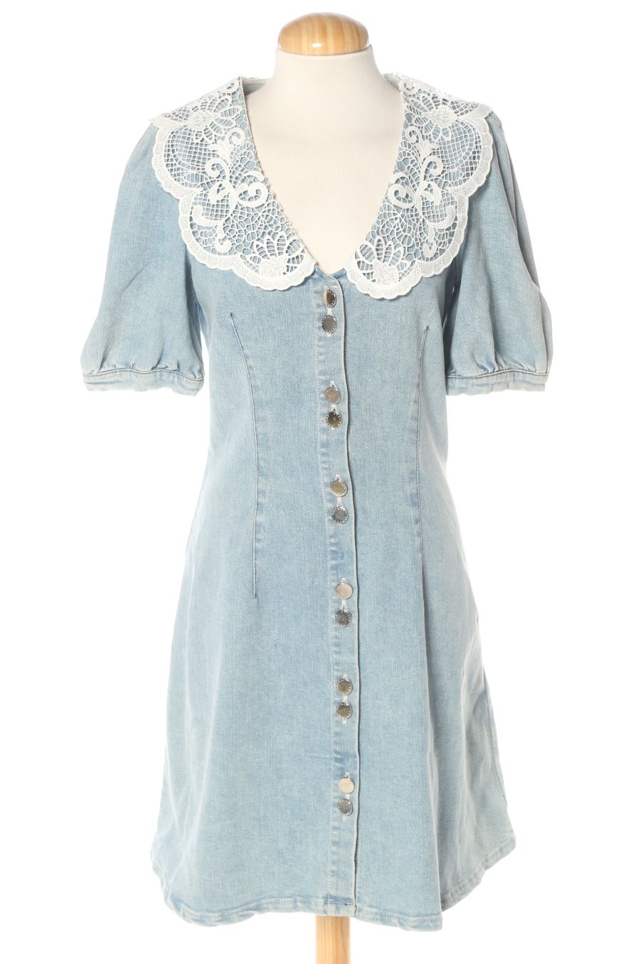 Vestido casual de Naf Naf de la talla 36, de color azul