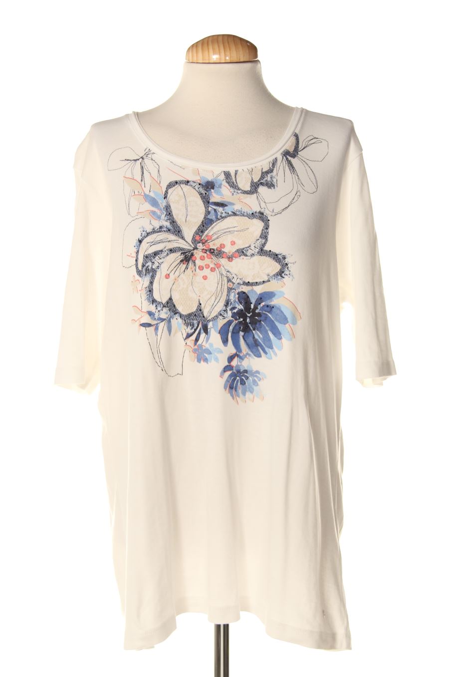Camiseta de Olsen de la talla XXL, de color blanco